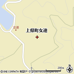 長崎県対馬市上県町女連122周辺の地図