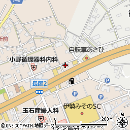 伊勢御薗長屋郵便局周辺の地図