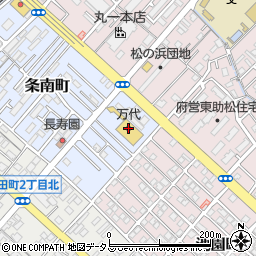 ｍａｎｄａｉ泉大津条南店周辺の地図