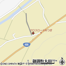 広島県尾道市御調町大田365周辺の地図