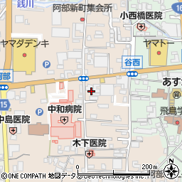 奈良県桜井市阿部530周辺の地図