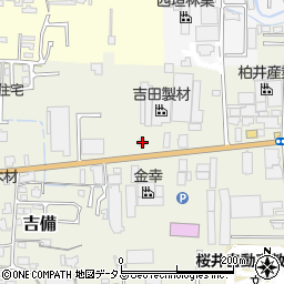 奈良県桜井市吉備556周辺の地図