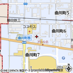 ヤマエ久野株式会社　奈良営業所周辺の地図
