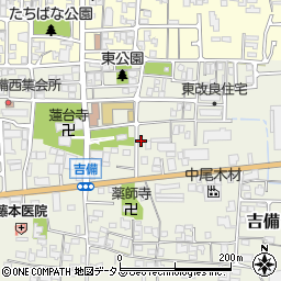 奈良県桜井市吉備487周辺の地図