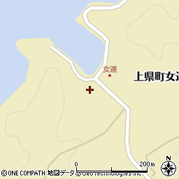 長崎県対馬市上県町女連91周辺の地図