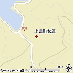 長崎県対馬市上県町女連49周辺の地図