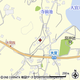岡山県笠岡市大宜1305周辺の地図