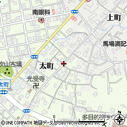 大阪府和泉市太町周辺の地図
