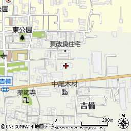 奈良県桜井市吉備539周辺の地図