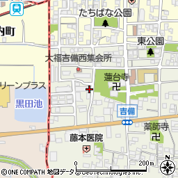 奈良県桜井市吉備666周辺の地図