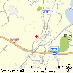 岡山県笠岡市大宜1300周辺の地図