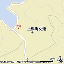 長崎県対馬市上県町女連43周辺の地図