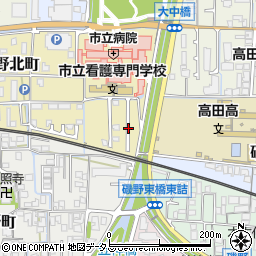 奈良県大和高田市礒野北町2周辺の地図