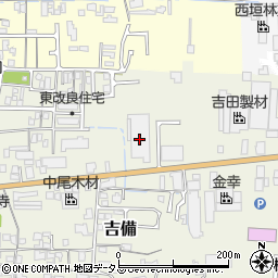 奈良県桜井市吉備542周辺の地図