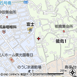 西田整復術院周辺の地図