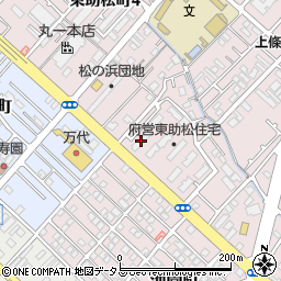 府営東助松住宅周辺の地図