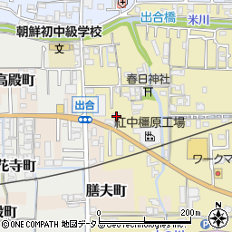 奈良県橿原市出合町94-2周辺の地図