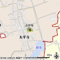 安国山　太平寺周辺の地図