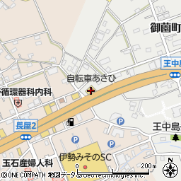 サイクルベースあさひ伊勢店周辺の地図