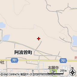 三重県松阪市阿波曽町周辺の地図