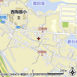 大阪府堺市中区田園周辺の地図