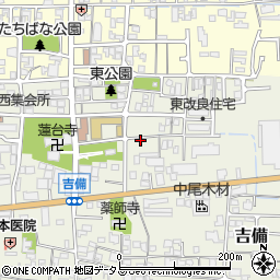 奈良県桜井市吉備512周辺の地図