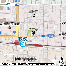 八木寺周辺の地図