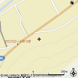 広島県尾道市御調町大田167周辺の地図