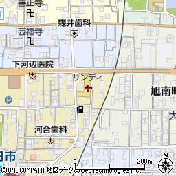 ミーツ大和高田店周辺の地図
