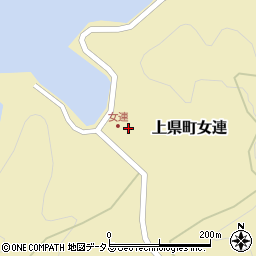 長崎県対馬市上県町女連58周辺の地図