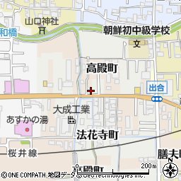 奈良県橿原市法花寺町65周辺の地図