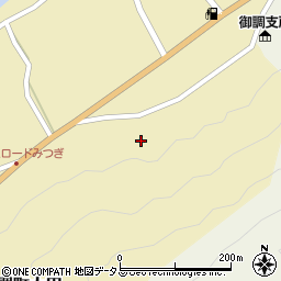 広島県尾道市御調町大田155周辺の地図