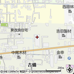 奈良県桜井市吉備623周辺の地図