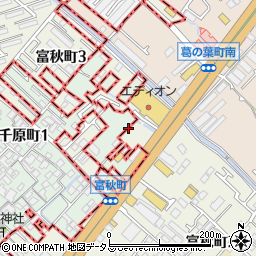エディオン泉大津店駐車場周辺の地図
