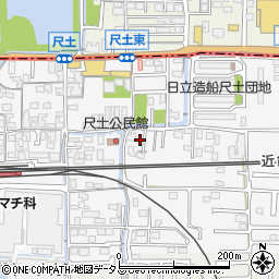 奈良県葛城市尺土185-17周辺の地図