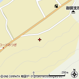 広島県尾道市御調町大田156周辺の地図