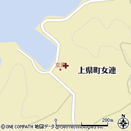 長崎県対馬市上県町女連16周辺の地図