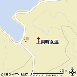 長崎県対馬市上県町女連30周辺の地図