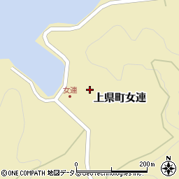 長崎県対馬市上県町女連27周辺の地図