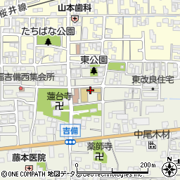 桜井市立第１保育所周辺の地図