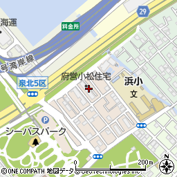 大阪府泉大津市小松町12周辺の地図