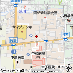 奈良県桜井市阿部381周辺の地図