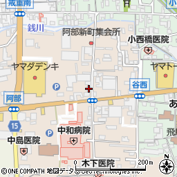 奈良県桜井市阿部366周辺の地図