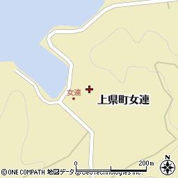 長崎県対馬市上県町女連15周辺の地図
