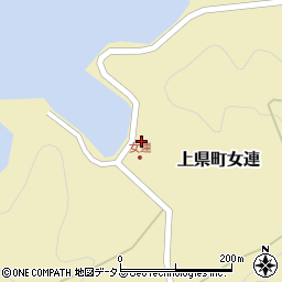 長崎県対馬市上県町女連12周辺の地図