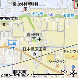 奈良県橿原市出合町154周辺の地図