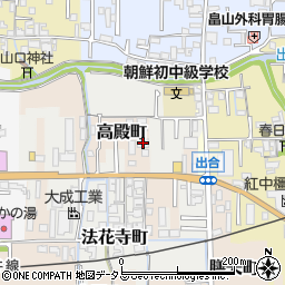 奈良県橿原市高殿町583-1周辺の地図