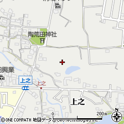 大阪府堺市中区上之周辺の地図