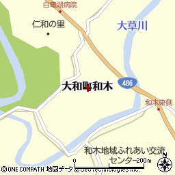 広島県三原市大和町和木周辺の地図