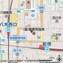 橿原市役所本庁舎　契約検査課周辺の地図